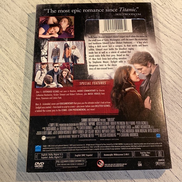 TWILIGHT DVD SET-Two DVD’s from the Twilight Saga - Picture 3 of 3